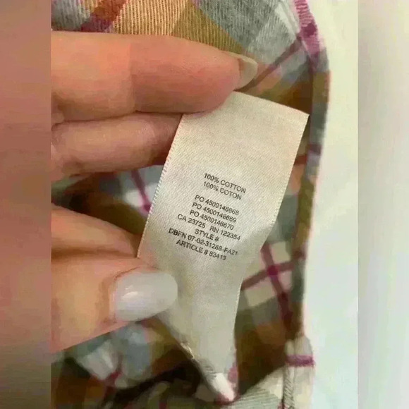 *NWOT* ARITZIA WILFRED MARTA BUTTON  DOWN FLANNEL SHIRT SMALL/MEDIUM - Picture 6 of 8